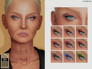 Sims 4 — Lady C. Soft Eyeshadow | N60 by cosimetic — - It is suitable for Female. ( Teen to elder ) - 10 swatches - You