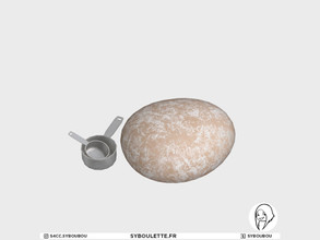Sims 4 — Cooking cookies - Dough by Syboubou — This is a dough ball with aluminium dosing spoons.