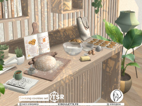 Sims 4 — Cooking cookies set by Syboubou — This is a set with clutter decoration items to make the kitchen the place to