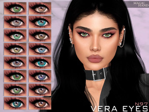 Sims 4 — Vera Eyes N97 by MagicHand — Set of light eyes for males and females in 20 colors - HQ Compatible. Preview - CAS