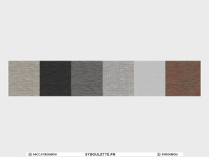 Sims 4 — Loft - Floor: Horizontal brick by Syboubou — Horizontal brick floor, available in 6 color swatches.