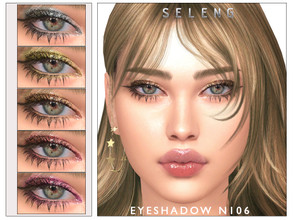 Sims 4 — Eyeshadow N106 by Seleng — The eyeshadow has 19 colours and HQ compatible. Allowed for teen, young adult, adult