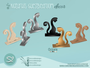 Sims 4 — Naturalis Guest bedroom cat sculpture by SIMcredible! — by SIMcredibledesigns.com available at TSR 5 colors