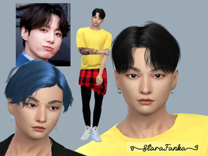 Sims 4 — Jungkook - Jeon Jeongguk - BTS (request) by starafanka — DOWNLOAD EVERYTHING IF YOU WANT THE SIM TO BE THE SAME