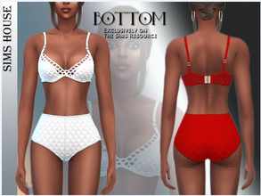 Sims 4 —  Lace briefs by Sims_House —  Lace briefs 8 options. Women's lace briefs for The Sims 4 game.
