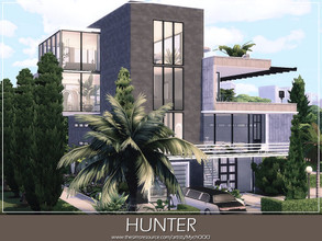 Sims 4 — Hunter by MychQQQ — Lot: 50x40 Value: $ 265,556 Lot Type: Residential House Contains: - 2 bedrooms - 4 bathrooms