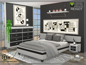 Sims 4 — Reigot bedroom by jomsims — Reigot collection. the bedroom. modernity and comfort.for this new bedroom double