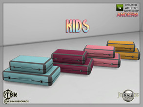 Sims 4 — Anders kids deco trunk for table by jomsims — Anders kids deco trunk for table