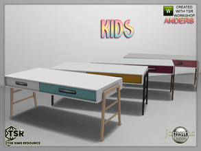 Sims 4 — Anders kids desk by jomsims — Anders kids desk