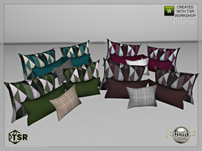 Sims 4 — Promp bedroom cushions loveseat by jomsims — Promp bedroom cushions loveseat