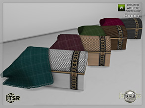 Sims 4 — Promp bedroom deco chest by jomsims — Promp bedroom deco chest with cute blanket