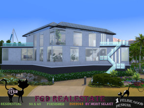 Sims 4 — FGD RealEstate 2022043 by Merit_Selket — extravagante and modern Villa, built in Del Sol Valley 50 x 40 No CC