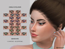 Sims 4 — Carla Eyeliner [HQ] by Benevita — Carla Eyeliner HQ Mod Compatible 12 Swatches I hope you like! :)