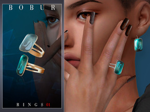 Sims 4 — Sapphire Ring by Bobur2 — Sapphire ring for female 10 colors HQ compatible I hope you like it