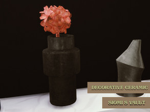 Sims 4 — Vase 02 by siomisvault — Modern Vase.Thank you for the support enjoy it!! Siomi's Vault