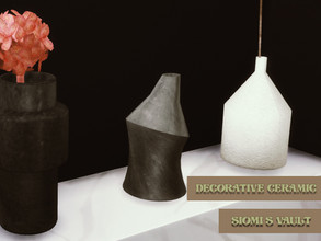 Sims 4 — Vase 06 by siomisvault — Don't judge this cute Modern Vase it's special and looks cool like industrial or