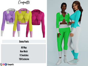 Sims 4 — Emma Top by couquett — cute top for your lovely sims hq mod compatible in 11 colors This top have all lod done 