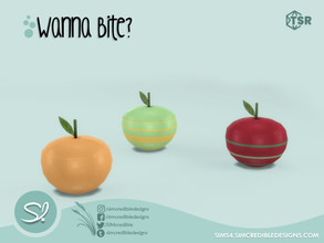 Sims 4 — Wanna Bite toybox by SIMcredible! — by SIMcredibledesigns.com available at TSR 3 colors variations