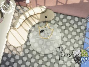 Sims 4 — Throwback Linoleum by networksims — Retro style linoleum tiles.