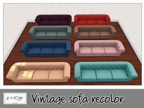 Sims 4 — CL Vintage sofa by so87g — cost 500$, 8 colors, you can find it in comfort -sofa All my preview screenshots are