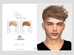Sims 4 — Chris Hair Retexture Mesh Needed by remaron — Hair retexture for males in The Sims 4 PLEASE READ BEFORE DOWNLOAD