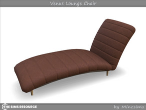 Sims 4 — Venus Lounge Chair by Mincsims — Basegame Compatible 5 swatches