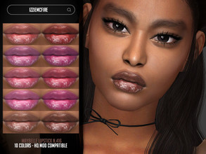 Sims 4 — Maybelle Lipstick N.416 by IzzieMcFire — Maybelle Lipstick N.416 contains 10 colors in hq texture. Standalone