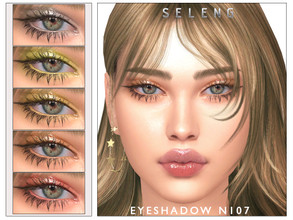Sims 4 — Eyeshadow N107 by Seleng — The eyeshadow has 19 colours and HQ compatible. Allowed for teen, young adult, adult