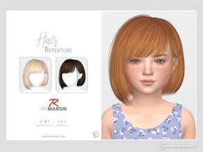 Sims 4 — Olivia Child Hair Retexture Mesh Needed by remaron — Hair retexture for females child in The Sims 4 PLEASE READ