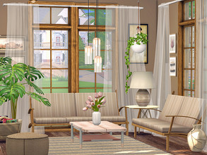 Sims 4 — Evelyn Living - CC  by Flubs79 — here is a relaxing Living Room for your Sims the size of the room is 6 x 6