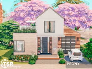 Sims 4 — Peony - Student Housing NO CC by Summerr_Plays — A little modern home in Brithester perfect for students 