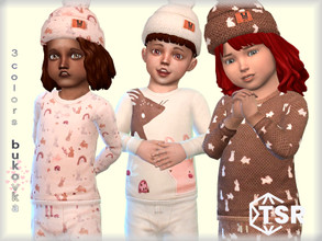 Sims 4 — toddler_sweater  by bukovka — Sweater for toddlers of both sexes, boys and girls. It is installed independently,