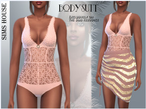 Sims 4 — Sleeveless bodysuit by Sims_House — Sleeveless bodysuit 14 options. Sleeveless bodysuit for The Sims 4 game.