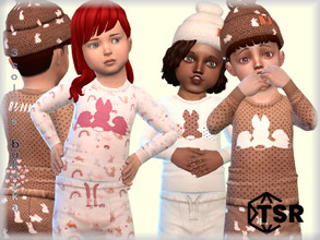 Sims 4 — T-Shirt Toddler m/f by bukovka — Shirt for babies. Installed standalone, suitable for the base game. 3 color