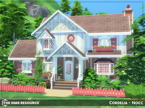 Sims 4 — Cordelia - Nocc by sharon337 — Cordelia is a 3 Bedroom 3 Bathroom family home. Perfect for a Family of 4. It's