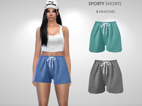 Sims 4 — Sporty Shorts by Puresim — Athletic Shorts in 8 colors.