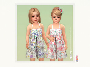 Sims 4 — Marle Dress by lillka — Marle Dress 3 swatches Base game compatible Custom thumbnail