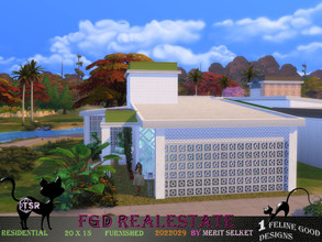 Sims 4 — FGD RealEstate 2022029 by Merit_Selket —  Mid Century home for a Family, built on a small lot in Willow Creek