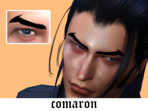 Sims 4 — Xaldin Eyebrows Kingdom Hearts by comaron — found in: Eyebrows