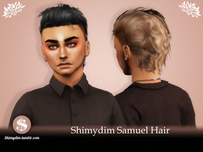 Sims 4 — Shimydim Samuel Hairstyle by Shimydimsims — Hi! I hope you will like this hair! It's a short wavy hairstyle for
