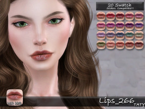 Sims 4 — Lips_266 by tatygagg — New Lipstick for your sims - Female, Male - Human, Alien - Teen to Elder - Hq Compatible