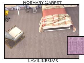 Sims 4 — Rosemary Carpet by lavilikesims — A boho feeling carpet for your sims delight. Base Game Friendly.