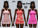 Sims 4 — Ivyy dress by Sarawat — Is a short dress for ladys! Have fun! 32 swatchs All Lods +HQ compatible For female sims