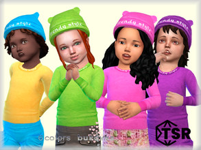 Sims 4 — Hat Trendy Style  by bukovka — Hat for kids toddlers of both sexes, boys and girls. Installed standalone, my new