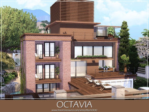 Sims 4 — Octavia (unfurnished) by MychQQQ — Lot: 40x30 Value: $ 68,496 Lot Type: Residential House Contains: