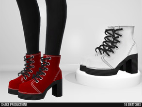 Sims 4 — 890 - High Heel Boots by ShakeProductions — Shoes/Boots-High Heels New Mesh All LODs Handpainted 16 Colors
