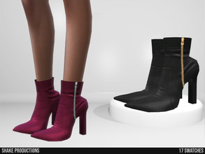 Sims 4 — 891- High Heel Boots by ShakeProductions — Shoes/Boots-High Heels New Mesh All LODs Handpainted 17 Colors