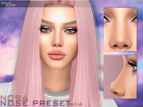 Sims 4 — Nora Nose Preset N14 by MagicHand — Button nose for males and females - HQ Compatible Click on the nose to find