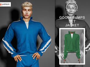 Sims 4 — [PATREON] Goosebumps Set - Jacket *Early Access* by Camuflaje — * New mesh * Compatible with the base game * HQ
