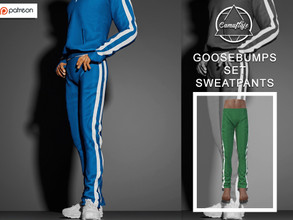 Sims 4 — [PATREON] Goosebumps Set - Sweatpants *Early Access* by Camuflaje — * New mesh * Compatible with the base game *